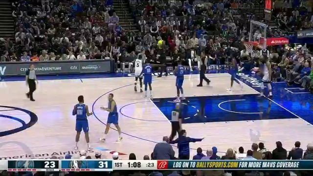 【2023年12月15日】NBA常规赛:森林狼vs独行侠第1节英文原声录像回放