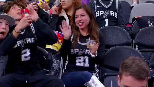 【2023年12月16日】NBA常規(guī)賽：湖人vs馬刺第1節(jié)英文原聲錄像回放