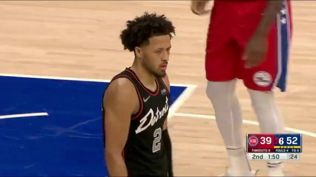 【2023年12月16日】NBA常規(guī)賽:活塞vs費城76人第2節(jié)英文原聲錄像回放