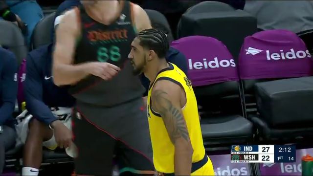 【2023年12月16日】NBA常规赛:步行者vs奇才第1节中文解说录像回放