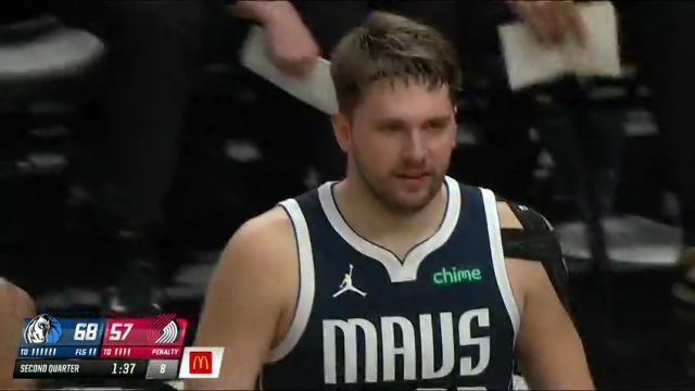 【2023年12月17日】NBA常规赛:独行侠vs开拓者第2节英文原声录像回放