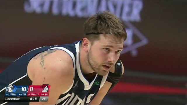 【2023年12月17日】NBA常规赛:独行侠vs开拓者第1节英文原声录像回放