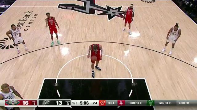 【2023年12月18日】NBA常規(guī)賽:鵜鶘vs馬刺第1節(jié)英文原聲錄像回放