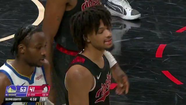 【2023年12月18日】NBA常規(guī)賽：勇士vs開拓者第2節(jié)中文解說錄像回放