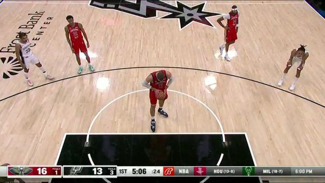 【2023年12月18日】NBA常規(guī)賽:鵜鶘vs馬刺第1節(jié)中文解說(shuō)錄像回放