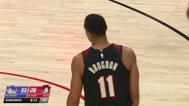 【2023年12月18日】NBA常規(guī)賽：勇士vs開拓者第2節(jié)英文原聲錄像回放