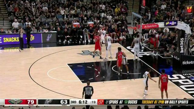 【2023年12月18日】NBA常規(guī)賽:鵜鶘vs馬刺第3節(jié)中文解說(shuō)錄像回放