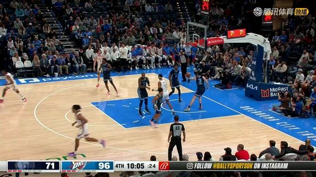 【2023年12月19日】2023/24賽季NBA常規(guī)賽：灰熊 VS 雷霆 全場錄像回放