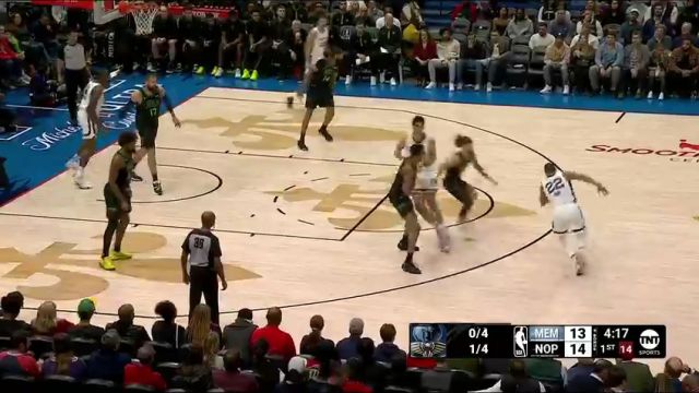 【2023年12月20日】NBA常規(guī)賽：灰熊vs鵜鶘第1節(jié)中文解說錄像回放