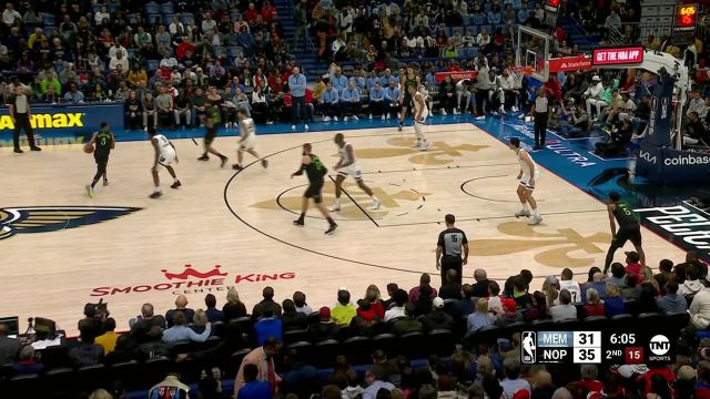 【2023年12月20日 灰熊vs鵜鶘集錦】燃炸全場！英格拉姆一步甩開防守 一飛沖天上演滑翔劈扣