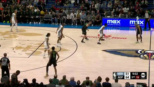 【2023年12月20日】NBA常規(guī)賽：灰熊vs鵜鶘第3節(jié)英文原聲錄像回放