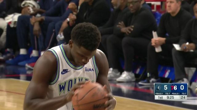 【2023年12月21日 森林狼vs76人集錦】森林狼率先進(jìn)入狀態(tài)！愛德華茲施展自己的天賦率隊(duì)8-0夢(mèng)幻開局