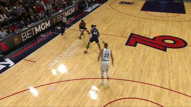 【2023年12月21日 森林狼vs76人集錦】天下武功唯快不破！馬克西一路火花帶閃電突破挑籃命中