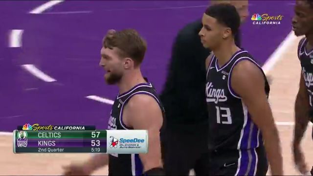 【2023年12月21日】NBA常規(guī)賽：凱爾特人vs國(guó)王第2節(jié)英文原聲錄像回放