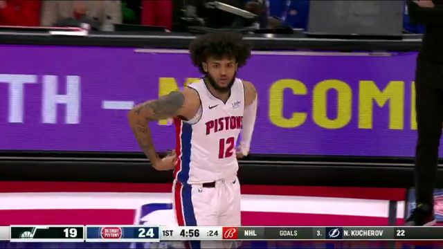 【2023年12月22日】 NBA常規(guī)賽:爵士vs活塞第1節(jié)英文原聲錄像回放