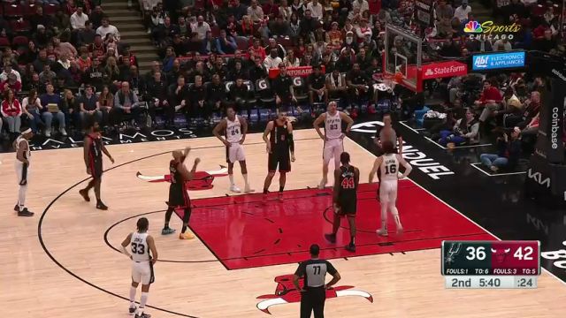 【2023年12月22日】NBA常規(guī)賽:馬刺vs公牛第2節(jié)中文解說錄像回放