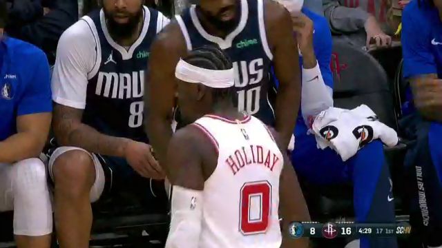 【2023年12月23日】NBA常規(guī)賽：獨(dú)行俠vs火箭第1節(jié)英文原聲錄像回放