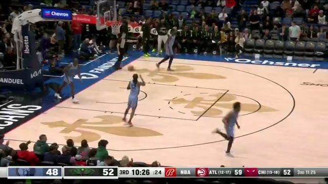 【2023年12月27日】NBA常規(guī)賽:灰熊vs鵜鶘第3節(jié)英文原聲錄像回放
