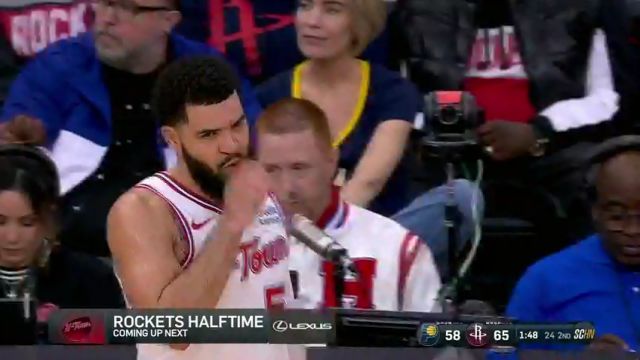 【2023年12月27日】NBA常規(guī)賽：步行者vs火箭第2節(jié)英文原聲錄像回放
