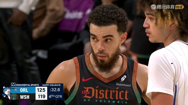 【2023年12月27日】2023/24赛季NBA常规赛：魔术 VS 奇才 全场录像回放