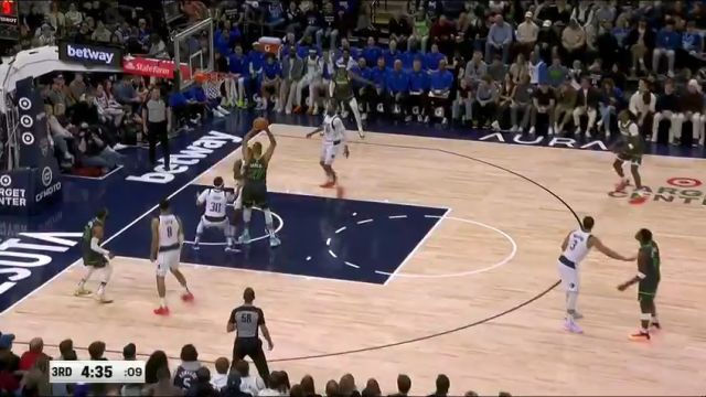 【2023年12月29日】NBA常規(guī)賽：獨(dú)行俠vs森林狼第3節(jié)英文原聲錄像回放