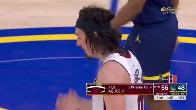 【2023年12月29日】NBA常规赛：热火vs勇士第2节中文解说录像回放