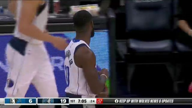【2023年12月29日】NBA常規(guī)賽：獨(dú)行俠vs森林狼第1節(jié)英文原聲錄像回放