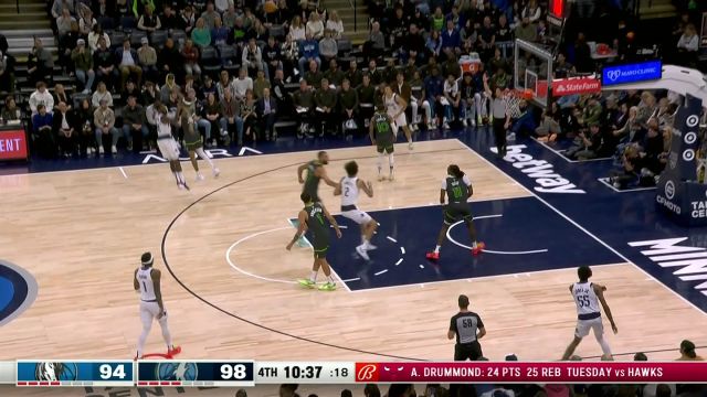 【2023年12月29日 独行侠vs森林狼集锦】根本拦不住!戈贝尔接传球一飞冲天 双手灌筐点燃全场