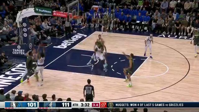 【2023年12月29日】NBA常規(guī)賽：獨(dú)行俠vs森林狼第4節(jié)英文原聲錄像回放