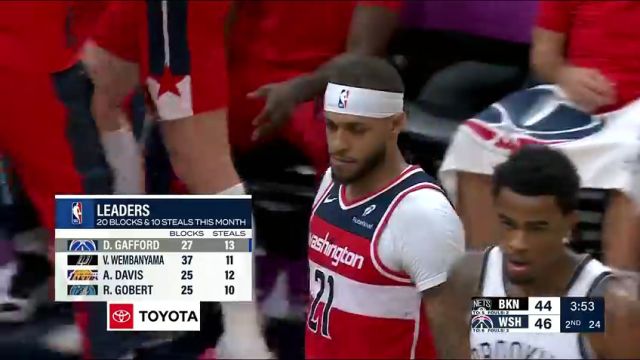 【2023年12月30日】NBA常規(guī)賽:籃網(wǎng)vs奇才第2節(jié)英文原聲錄像回放