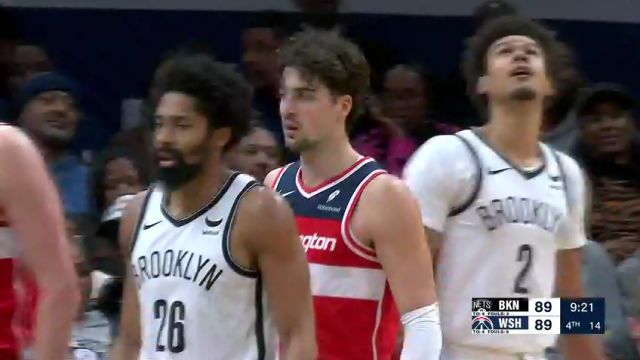 【2023年12月30日】NBA常规赛:篮网vs奇才第4节中文解说录像回放
