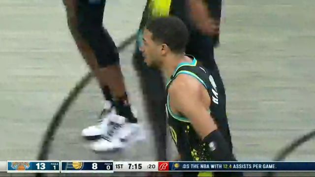 【2023年12月31日】NBA常规赛:尼克斯vs步行者第1节英文原声录像回放