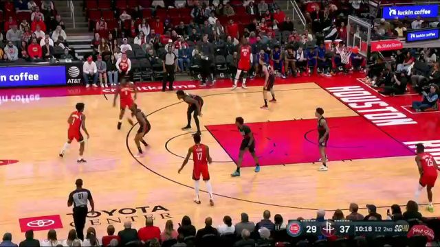 【2024年01月02日】NBA常規(guī)賽：活塞vs火箭第2節(jié)中文解說錄像回放