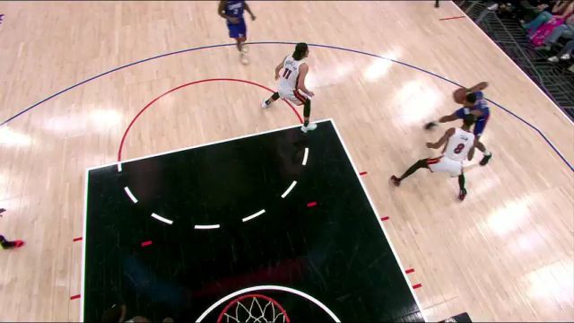 【2024年01月02日】NBA常規(guī)賽：熱火vs快船第1節(jié)中文解說錄像回放