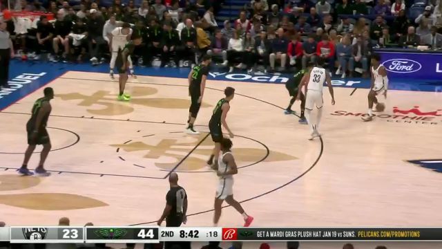 【2024年01月03日】NBA常規(guī)賽:籃網(wǎng)vs鵜鶘第2節(jié)中文解說錄像回放