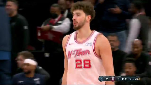 【2024年01月06日】NBA常規(guī)賽：森林狼vs火箭第1節(jié)中文解說(shuō)錄像回放