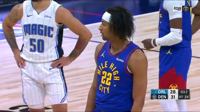 【2024年01月06日】NBA常規(guī)賽：魔術(shù)vs掘金第1節(jié)英文原聲錄像回放