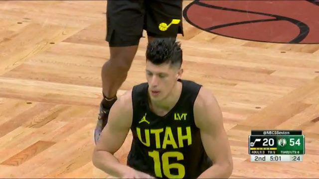 【2024年01月06日】NBA常規(guī)賽:爵士vs凱爾特人第2節(jié)中文解說錄像回放