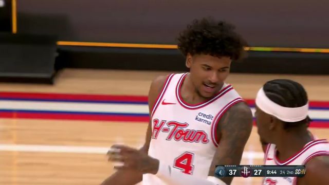 【2024年01月06日】NBA常規(guī)賽：森林狼vs火箭第2節(jié)中文解說(shuō)錄像回放