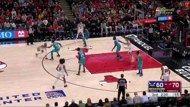 【2024年01月06日】NBA常規(guī)賽：黃蜂vs公牛第3節(jié)中文解說錄像回放