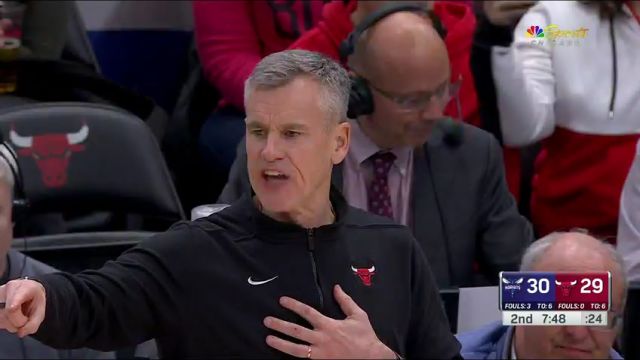 【2024年01月06日】NBA常規(guī)賽：黃蜂vs公牛第2節(jié)中文解說錄像回放