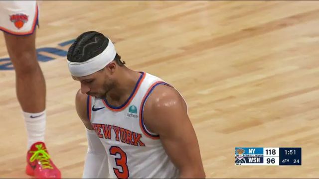 【2024年01月07日】NBA常规赛:尼克斯vs奇才第4节英文原声录像回放