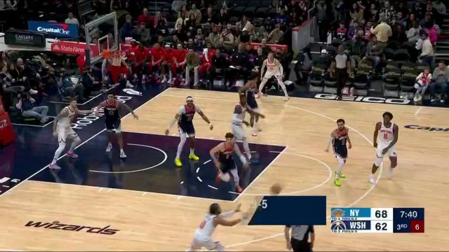 【2024年01月07日】NBA常规赛:尼克斯vs奇才第3节中文解说录像回放