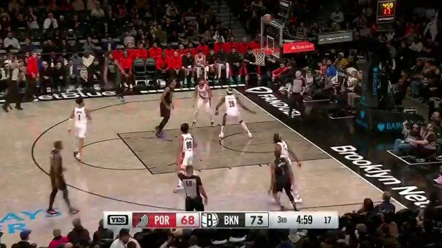 【2024年01月08日】NBA常規(guī)賽：開拓者vs籃網(wǎng)第3節(jié)中文解說錄像回放
