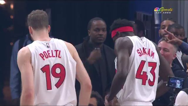【2024年01月08日】NBA常規(guī)賽：猛龍vs勇士第1節(jié)英文原聲錄像回放