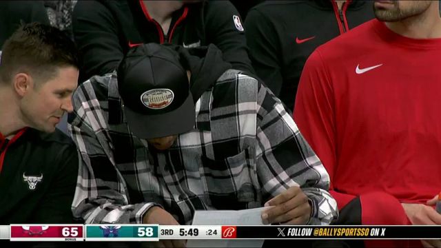 【2024年01月09日】 NBA常規(guī)賽：公牛vs黃蜂第3節(jié)英文原聲錄像回放
