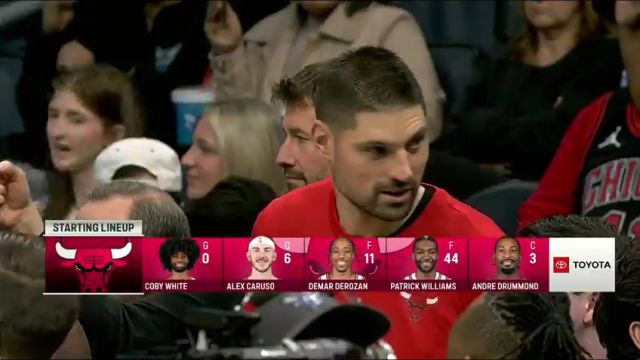 【2024年01月09日】 NBA常規(guī)賽：公牛vs黃蜂第1節(jié)中文解說錄像回放