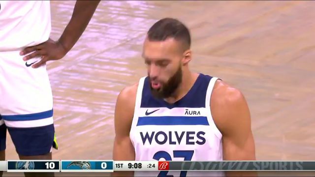 【2024年01月10日】NBA常規(guī)賽：森林狼vs魔術(shù)第1節(jié)英文原聲錄像回放