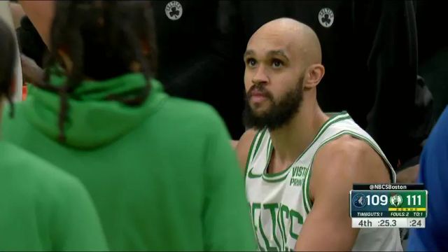 【2024年01月11日】NBA常规赛:森林狼vs凯尔特人第4节英文原声录像回放