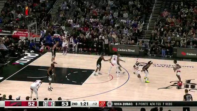 【2024年01月11日】NBA常規(guī)賽：猛龍vs快船第2節(jié)中文解說錄像回放